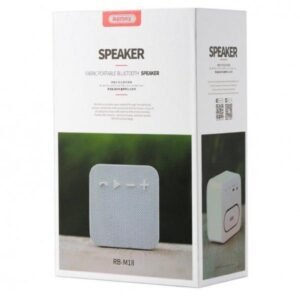 RB - M18 REMAX SPEAKER Black & White - Image 1