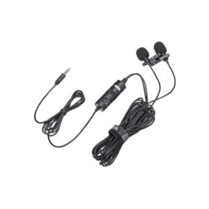BOYA BY-M1DM BY-M1 Dual-Head Lavalier Microphone - Image 3