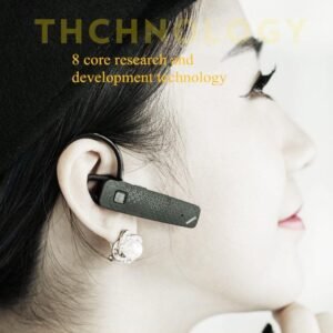 REMAX T7 Business Remote Self-timer Wireless Bluetooth Earphone - Black & White - Image 6