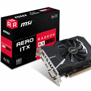 MSI Radeon RX 560 AERO ITX 4G OC Graphics Card, 4GB DDR5 128-bit - Image 1