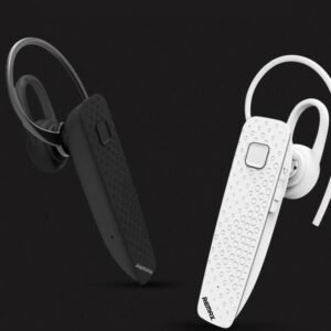 REMAX T7 Business Remote Self-timer Wireless Bluetooth Earphone - Black & White - Image 5