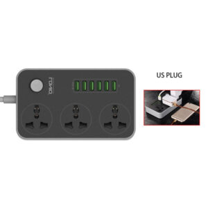 Ldnio Power socket Strip SC 3604 -3 Outlets and 6 USB Port