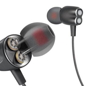 Vibrate Dual Speaker Earphones Space Vibrate VT-535 Super Bass Hands-free - Image 7