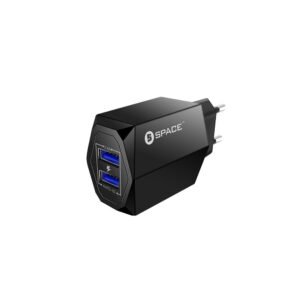 Space Dual Port Usb 3.4A Wall Charger WC-115 - Image 1