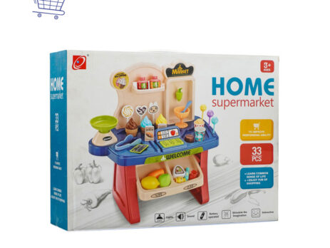 Toy Chef home supermarket deluxe set