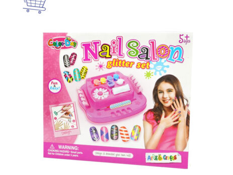 nail salon glitter set