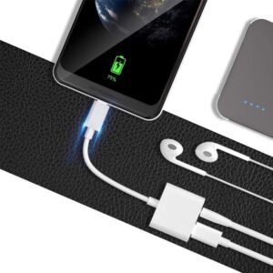 Type c to 3.5 mm jack and charging cable - Image 5