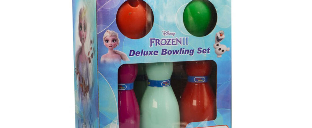 Frozen deluxe bowling set