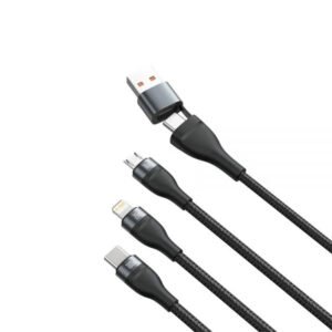 Baseus Flash Series Two-for-Three Fast Charging Data Cable - Image 3