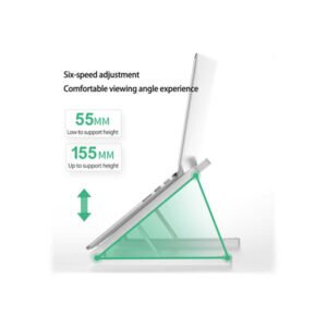 Plastic Vertical Foldable Tablet Laptop Stand - Image 4