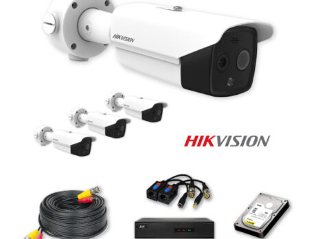 Hikvision 4 CCTV HD Cameras Package