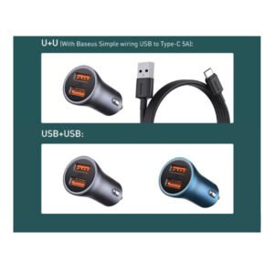Baseus QC 4.0 Dual USB Phone Charger