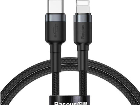 Baseus Cafule Cable Type-C to iP PD 18W 1m Gray+Black