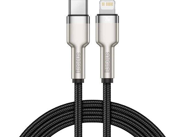 Baseus Cafule Series Metal Data Cable Type-C to iP PD 20W 0.25m Black