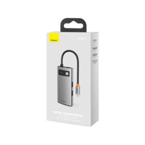 BASEUS METAL GLEAM SERIES 4 IN 1 TYPE-C HUB - Image 3