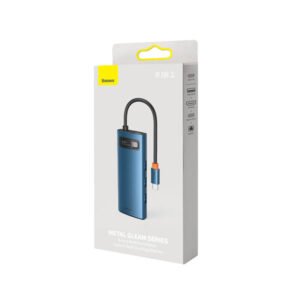 BASEUS 6 IN 1 METAL GLEAM SERIES TYPE-C HUB - Image 3