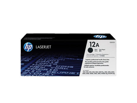 Hp 12a black original laserjet toner cartridge