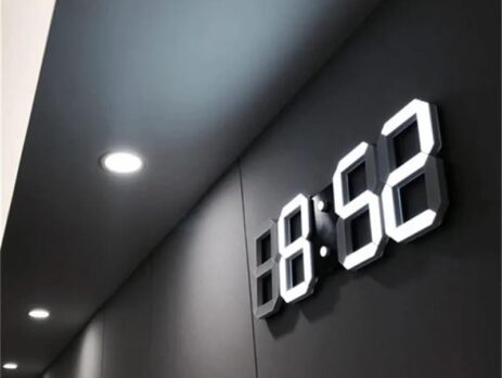 3D LED Digital Wall Clock