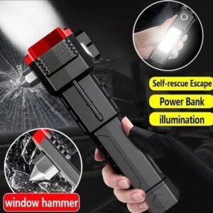 Multifunction Rechargeable LED Flashlight