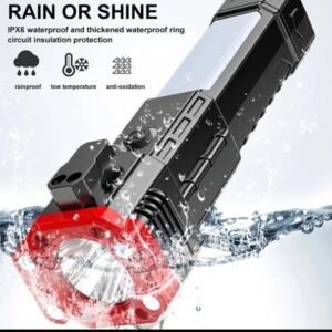 Multifunction Rechargeable LED Flashlight