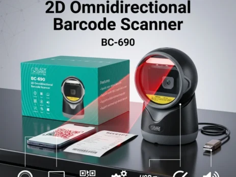 Black Copper BC-690 Barcode Scanner Pakistan