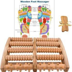 Sheesham Natural Wood Reflexology Foot Massager | Nexgen Shop - Image 3