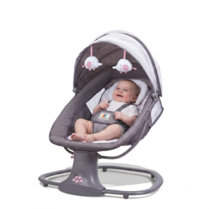 Mastela 3-in-1 Multi-Functional Baby Bassinet Swing – Grey