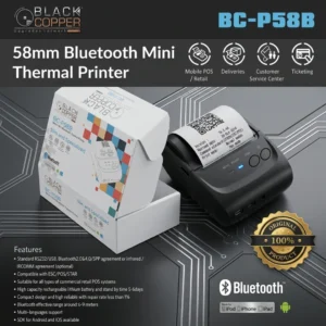 BlackCopper BC-P58B Thermal Printer black
