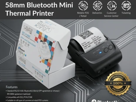 BlackCopper BC-P58B Thermal Printer black