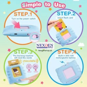 Smart Kids Talking Flash Card Learning Machine – Interactive Educational Toy - Image 4
