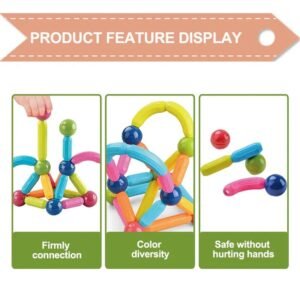 magnetic intelligent magnetic construction set for brain development - Image 2
