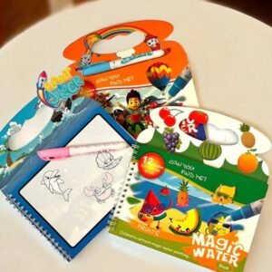 Magic Water Coloring Book for Kids – Reusable Water Drawing Book with Magic Pen - Image 6