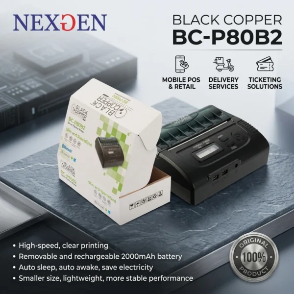 nexgen-thermal-printer-main Black Copper Thermal Bluetooth Printer NexGen Shop