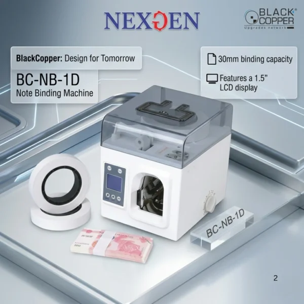 BC-NB-1D-Main BlackCopper Note Binding Machine Front View