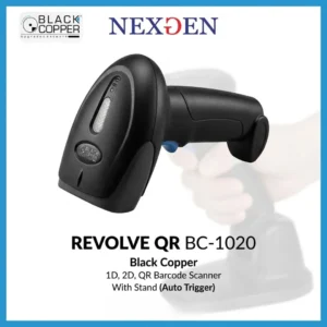 BlackCopper QR Barcode Scaner Front View