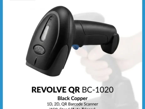 BlackCopper QR Barcode Scaner Front View