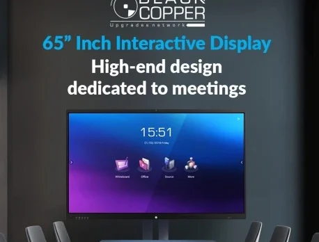 BlackCopper 65-Inch Interactive Screen Front