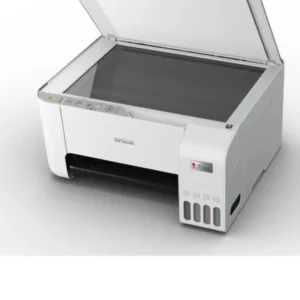 Smartphone managing print jobs via Epson Smart Panel mobile application