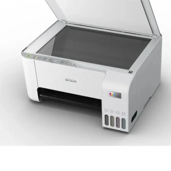 Smartphone managing print jobs via Epson Smart Panel mobile application