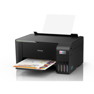 Epson EcoTank L3210 lifted lid showing flatbed glass scanner bed
