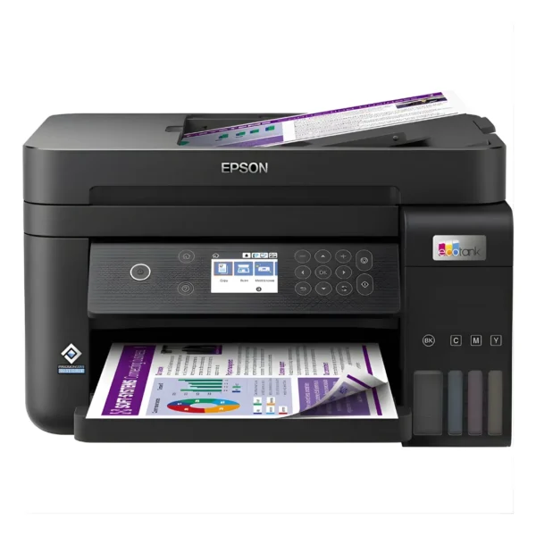 Refilling the front pigment ink tanks of an Epson EcoTank printer using spill free bottles