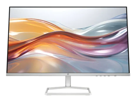 Front face layout view of the silver trimmed HP Series 5 527sf FHD Monitor