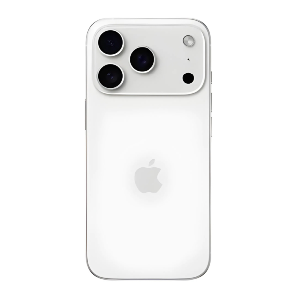 Rear perspective profile focusing on the triple 48MP studio lens matrix on the back of an IPHONE 17 PRO MAX