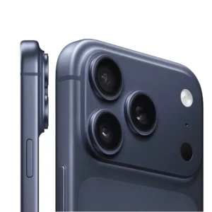 Precision side viewpoint capturing the thin metallic bezel and action button on the IPHONE 17