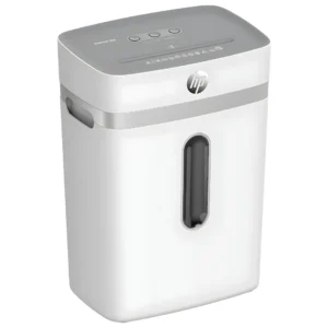 HP OneShred 12CC cross cut paper shredder in white color