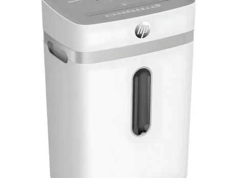 HP OneShred 12CC cross cut paper shredder in white color
