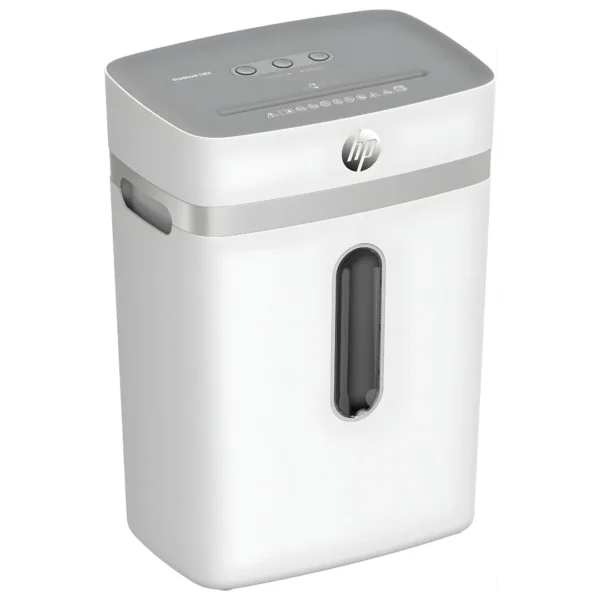 80hp-oneshred-12cc-paper-shredder-white HP OneShred 12CC cross cut paper shredder in white color