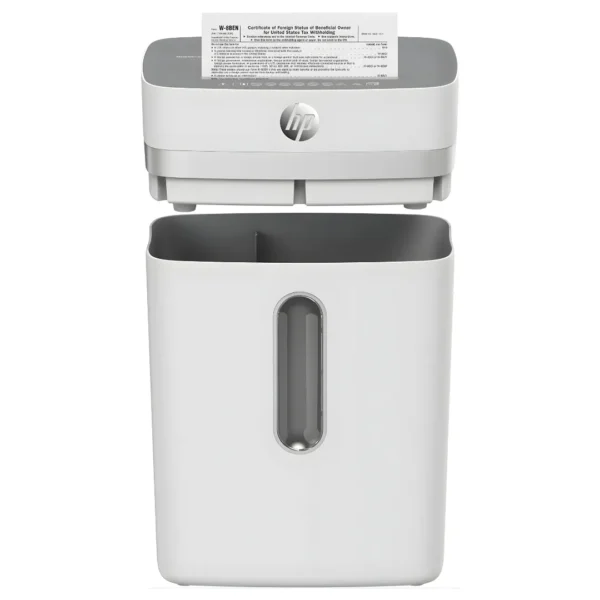23 liter removable waste bin filled with cross cut paper particles