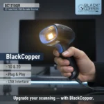BlackCopper BC-1110QR 2D wired handheld barcode scanner front view