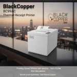 BlackCopper BC-99AC high-speed Shopify USB thermal receipt printer front view